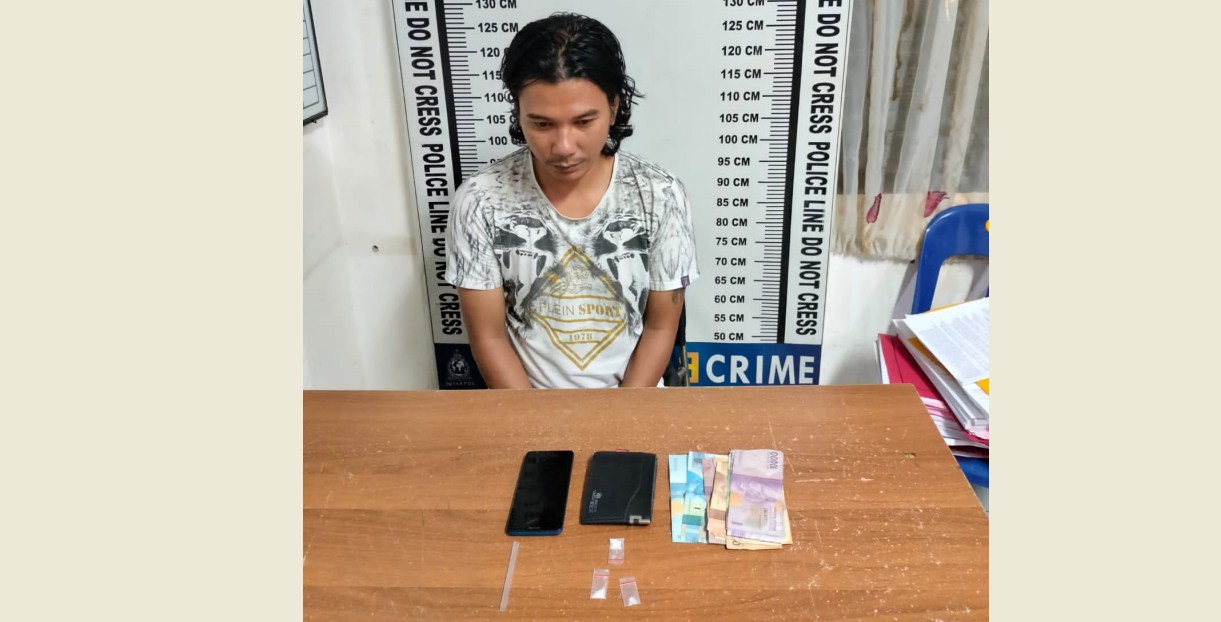 Pengedar Sabu Buang Barbut Begitu Lihat Polisi, Ditangkap Tanpa Perlawanan