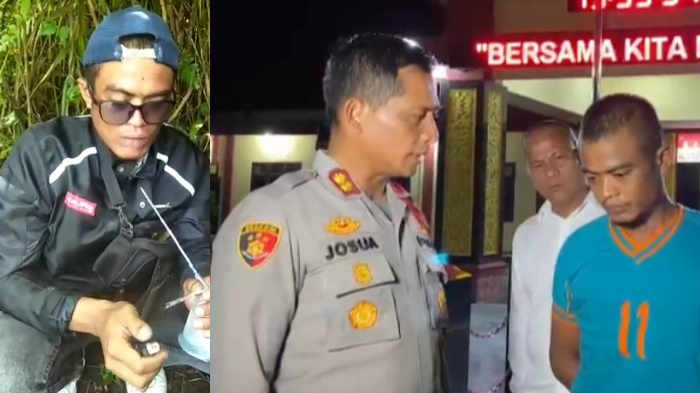 Sok Hebat Nyabu Sambil Direkam, Pak Ogah Kicep Ditangkap Polisi