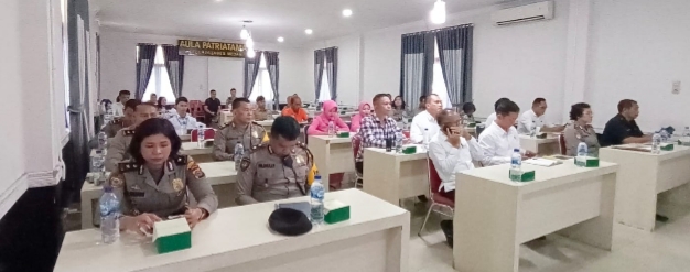Tim Supervisi dan Penelitian Puslitbang Polri Kujungan ke Polrestabes Medan