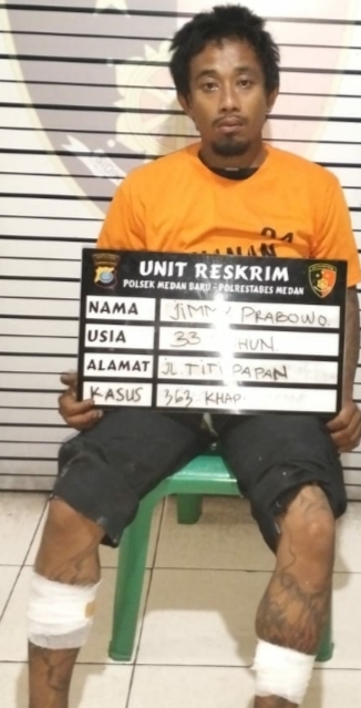 Nyerang Petugas Dengan Pisau, Residivis Spesialis Bongkar Rumah Didorr