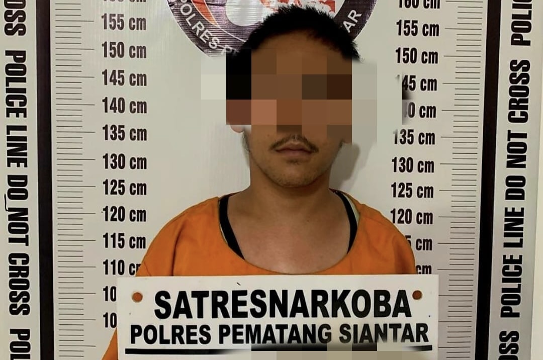 Pengedar Ganja tak Berkutik saat Ditangkap Polres Siantar