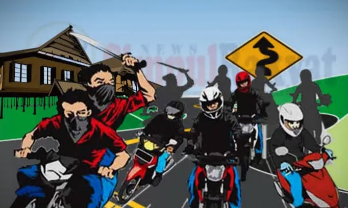 Ngeri ! Pulang Kerja, Lubis Tewas Dibacok Gerombolan Geng Motor