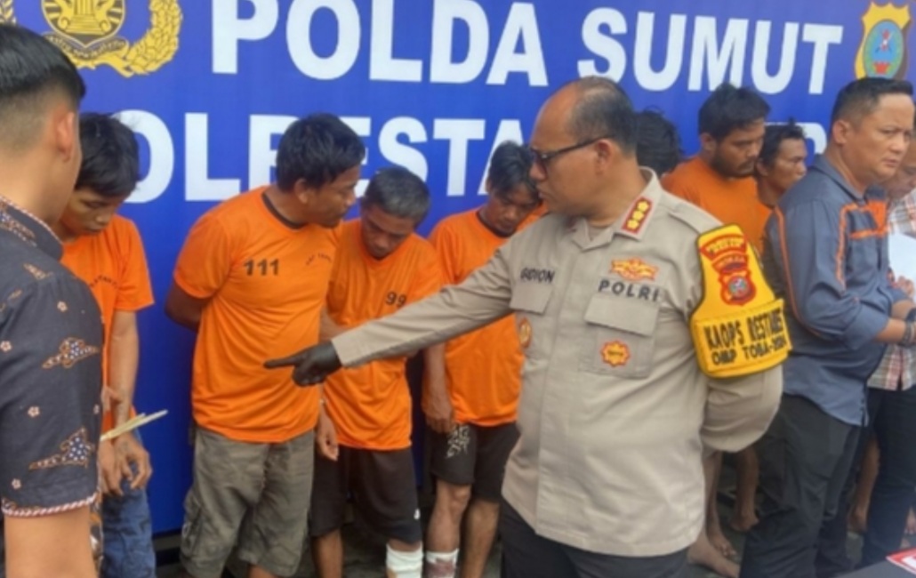 Resmob Polrestabes Medan Gulung Sembilan Dalang Spesialis Curanmor
