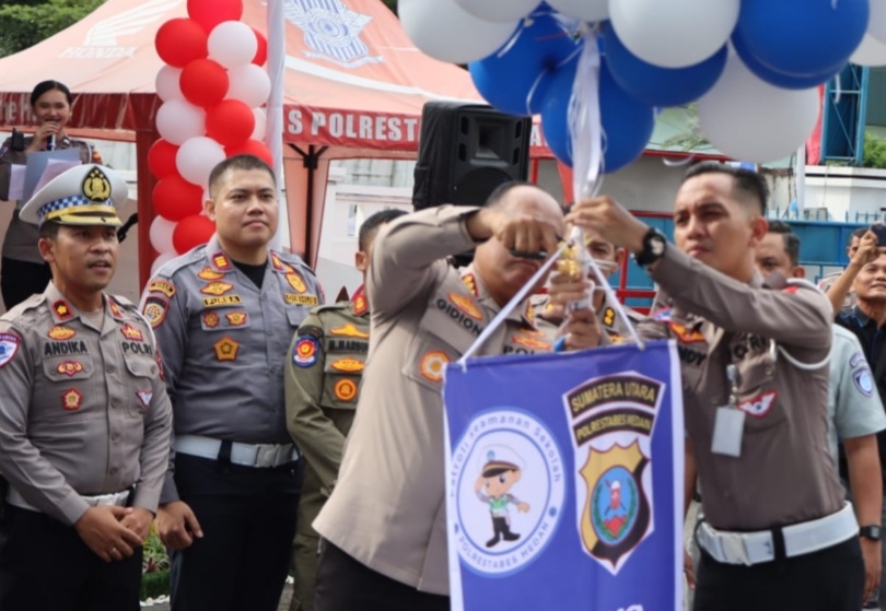 Jelang Libur Nataru, Polrestabes Medan Launching PKS dan Pembekalan Pelajar