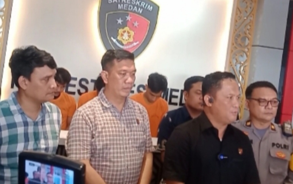 Polrestabes Medan Tangkap Komplotan Curanmor : Hasil Curian untuk Judi Slot