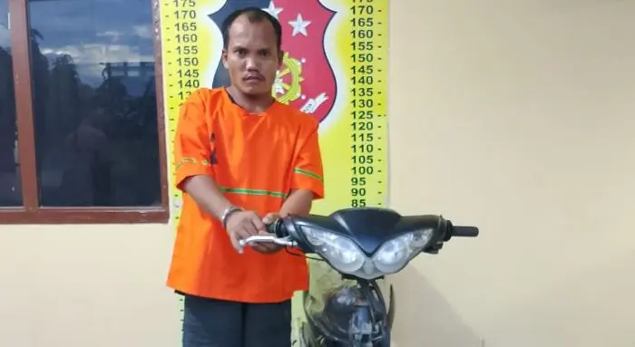 Maling Motor di Perdagangan Ditangkap Setelah 6 Bulan Buron