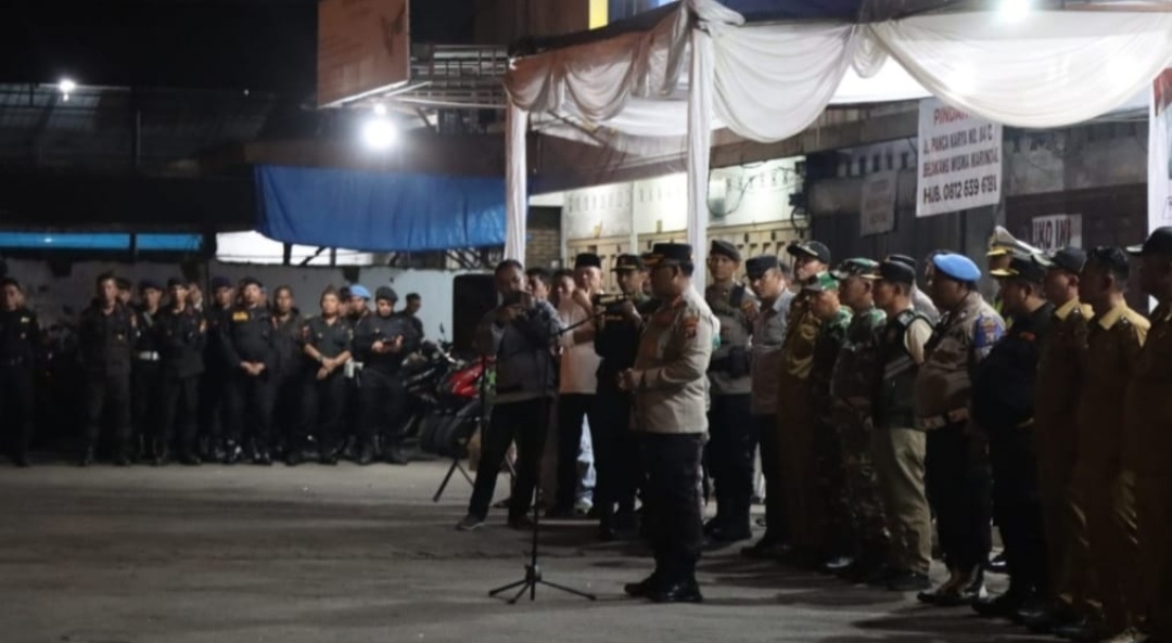 Kapolrestabes Medan Pimpin Apel 3 Pilar Satgas Anti Tawuran dan Begal