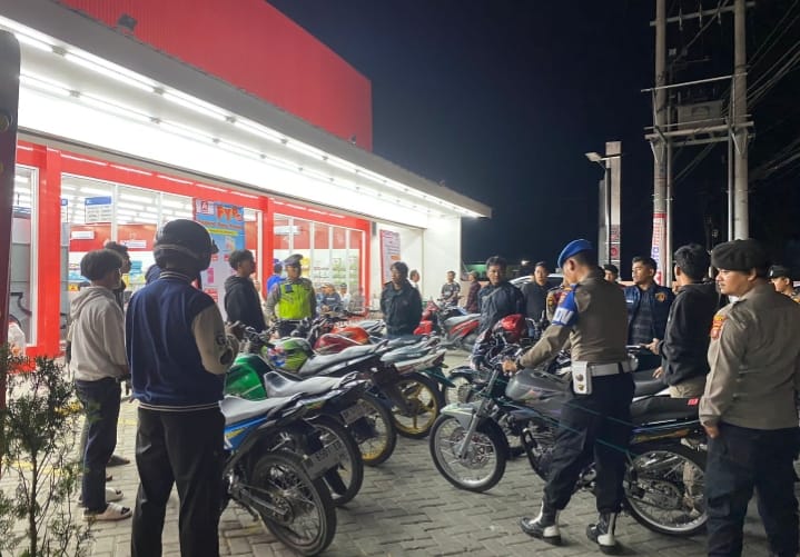 14 Motor Berknalpot Brong Disita Petugas dari Pengguna Jalan