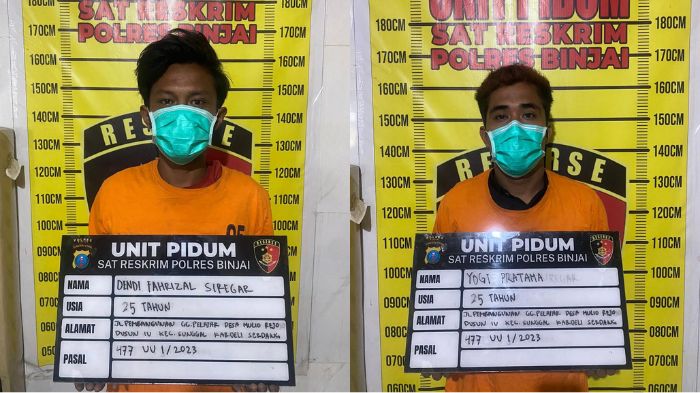 Polres Binjai Tembak Kaki Dua Maling Motor Pekerja Cafe
