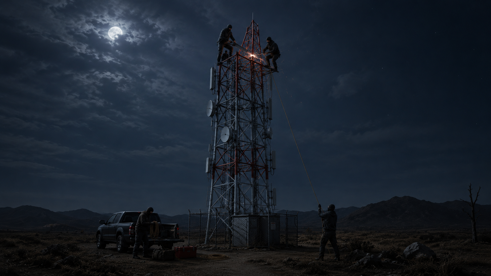 VIRAL Besi Tower di Atas Ketinggian Raib, Polres Binjai Duga Pelaku Lebih dari Satu Orang