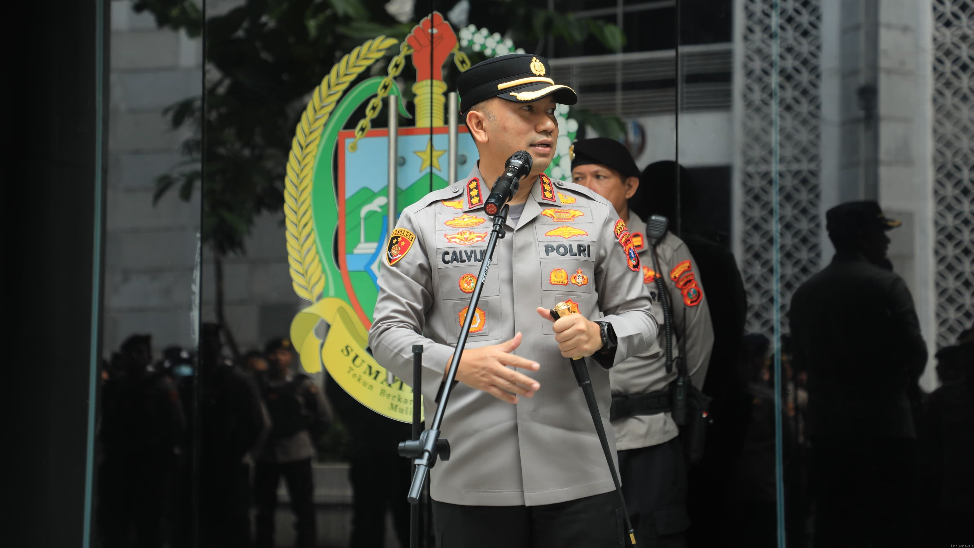 Demo di DPRD Sumut Berjalan Aman, Kapolrestabes Medan Apresiasi Buruh dan Mahasiswa