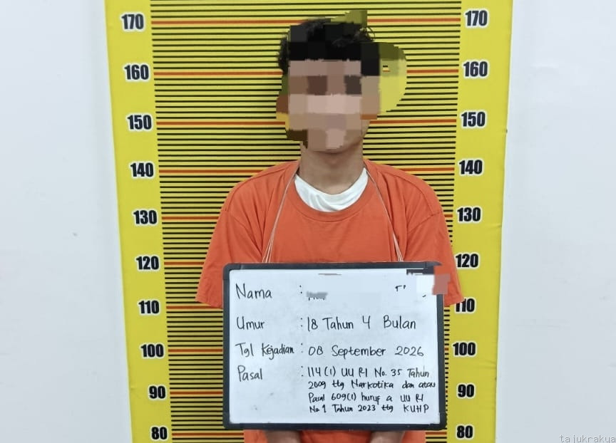Polda Sumut Tangkap Remaja Pengedar Sabu, Kini Terancam Kehilangan Masa Depan